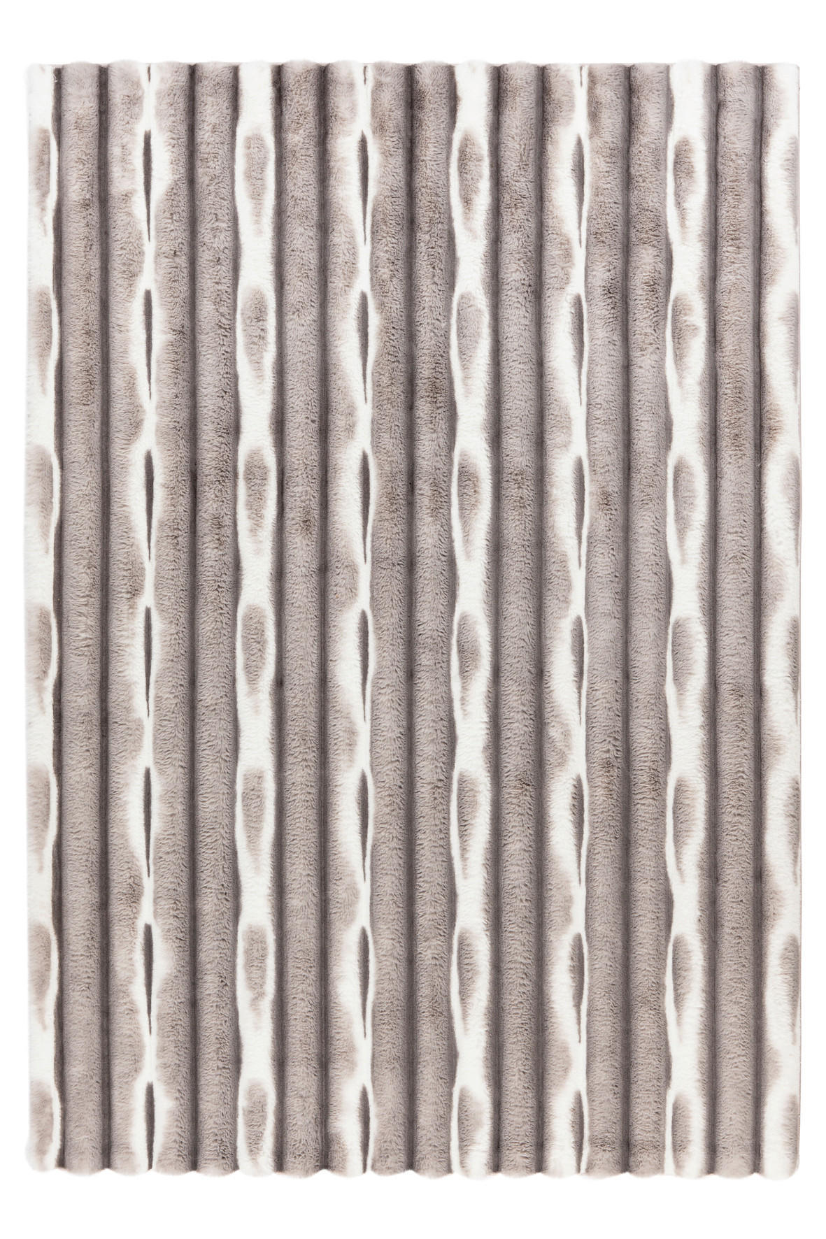 HOCHFLORTEPPICH 60/100 cm My Waves Silberfarben  - Silberfarben, KONVENTIONELL, Textil (60/100cm) - Obsession