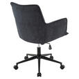 DREHSTUHL Webstoff Anthrazit, Schwarz - Anthrazit/Schwarz, Design, Kunststoff/Textil (57/84/92/64cm) - Novel