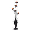 DEKOBLUME - Schwarz/Orange, Basics, Glas/Metall (46/164/36cm) - Ambia Home