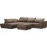 WOHNLANDSCHAFT in Textil Braun - Schwarz/Braun, Design, Textil (241/322cm) - Pure Home Lifestyle WOHNLANDSCHAFT in Textil Braun - Schwarz/Braun, Design, Textil (241/322cm) - Pure Home Lifestyle