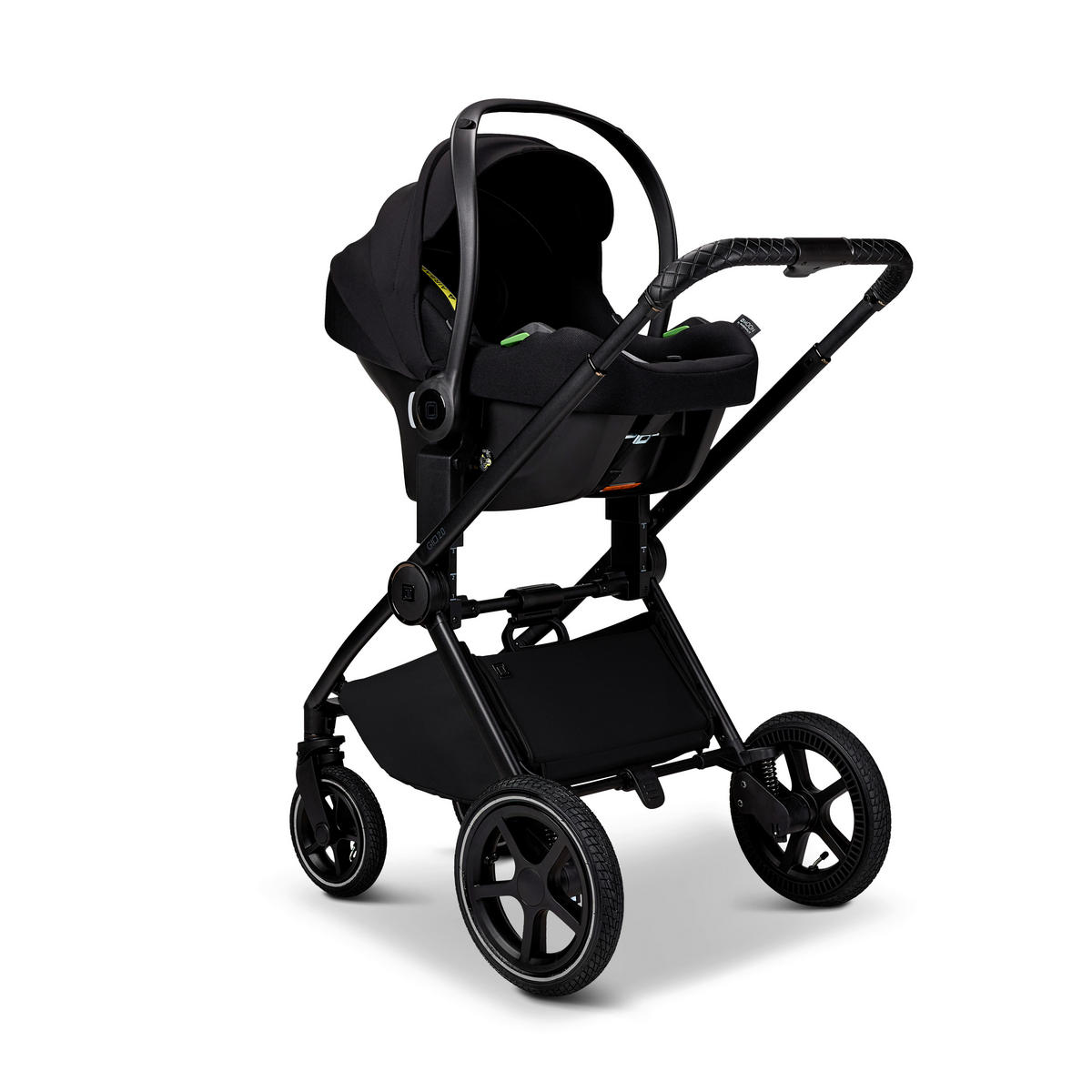 KOMBIKINDERWAGEN  Gio 2.0  Onyx  - Schwarz, Basics (84/61/114cm) - Moon