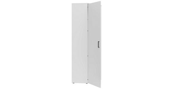 ECKSCHRANK 71,5/195/71,5 cm - Schwarz/Weiß, MODERN, Holzwerkstoff/Kunststoff (71,5/195/71,5cm) - Carryhome