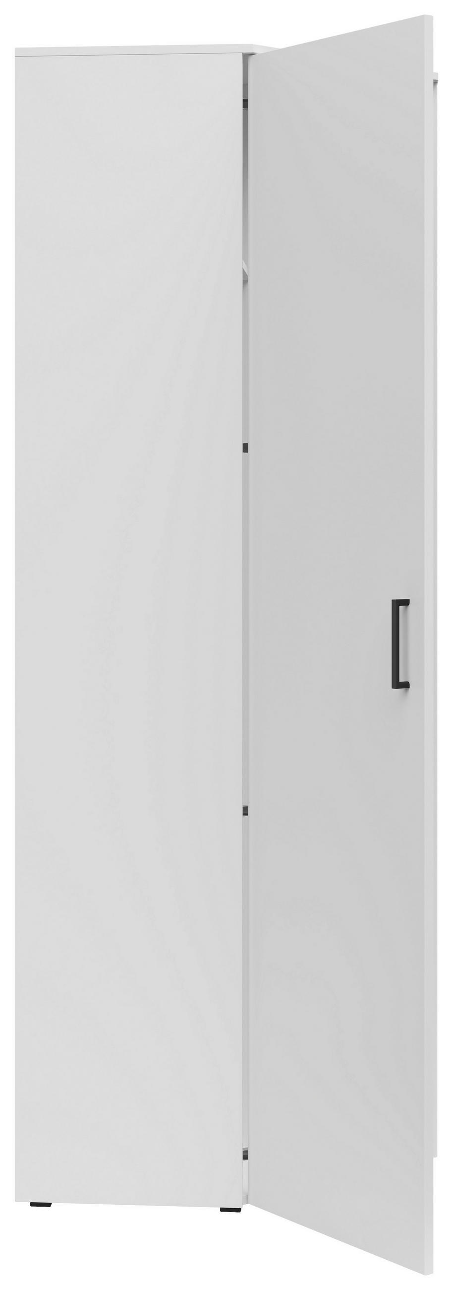 SAROKSZEKRÉNY fehér  - fekete/fehér, Modern, műanyag/faalapú anyag (71,5/195/71,5cm) - Carryhome