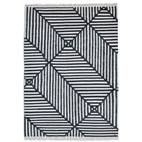 TEPPICH 65/135 cm Schwarz  - Schwarz, Design, Textil (65/135cm) - Tom Tailor