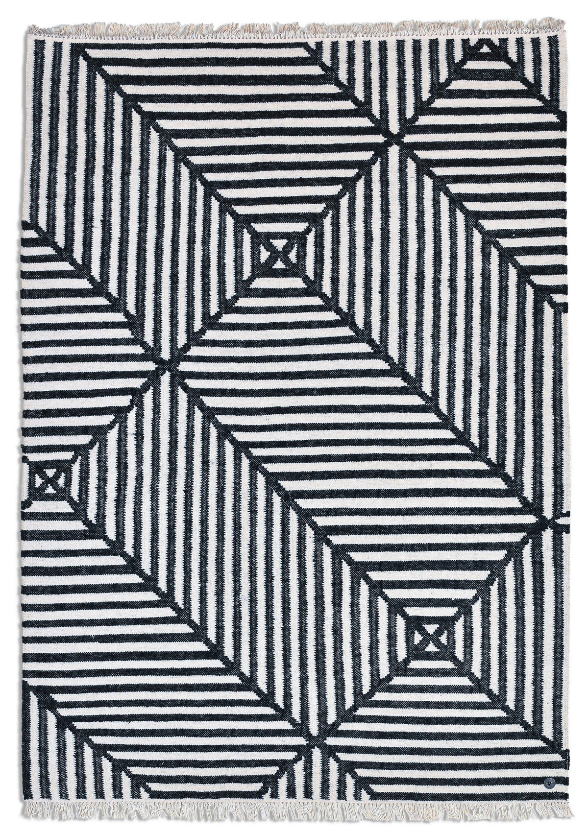 TEPPICH 65/135 cm Schwarz  - Schwarz, Design, Textil (65/135cm) - Tom Tailor