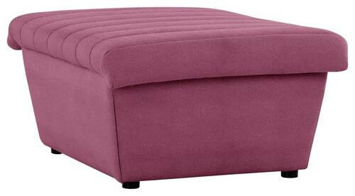 HOCKER Webstoff Weinrot - Weinrot/Schwarz, Design, Kunststoff/Textil (90/43/105cm) - LOOKS by W.Joop