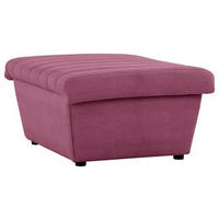 HOCKER in Textil Weinrot  - Weinrot/Schwarz, Design, Kunststoff/Textil (90/43/105cm) - LOOKS by W.Joop