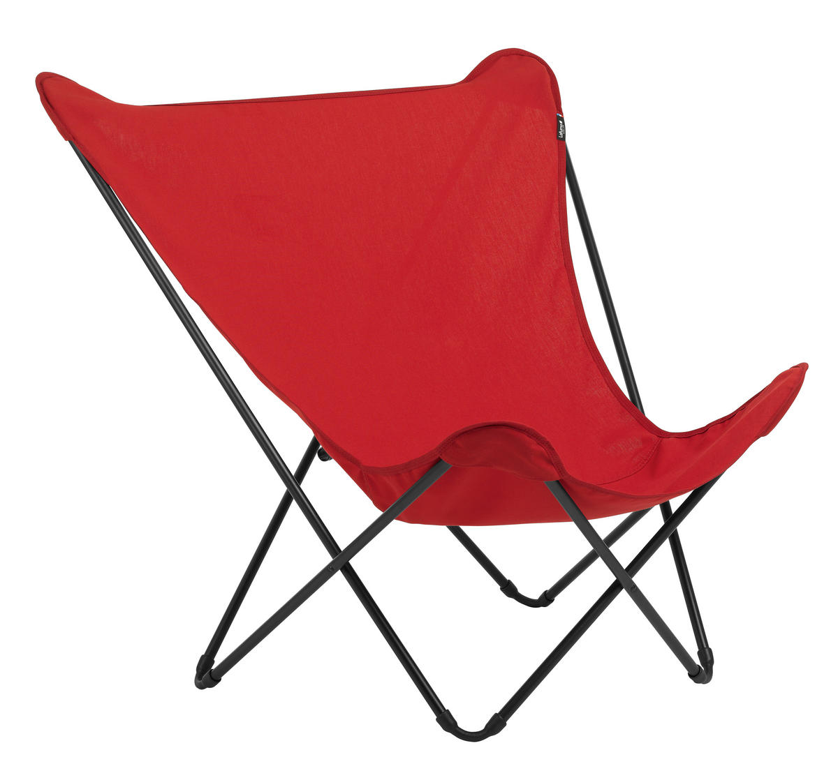GARTEN-RELAXSESSEL Stahl  - Rot, Basics, Textil/Metall (87/83/91cm) - Lafuma Mobilier