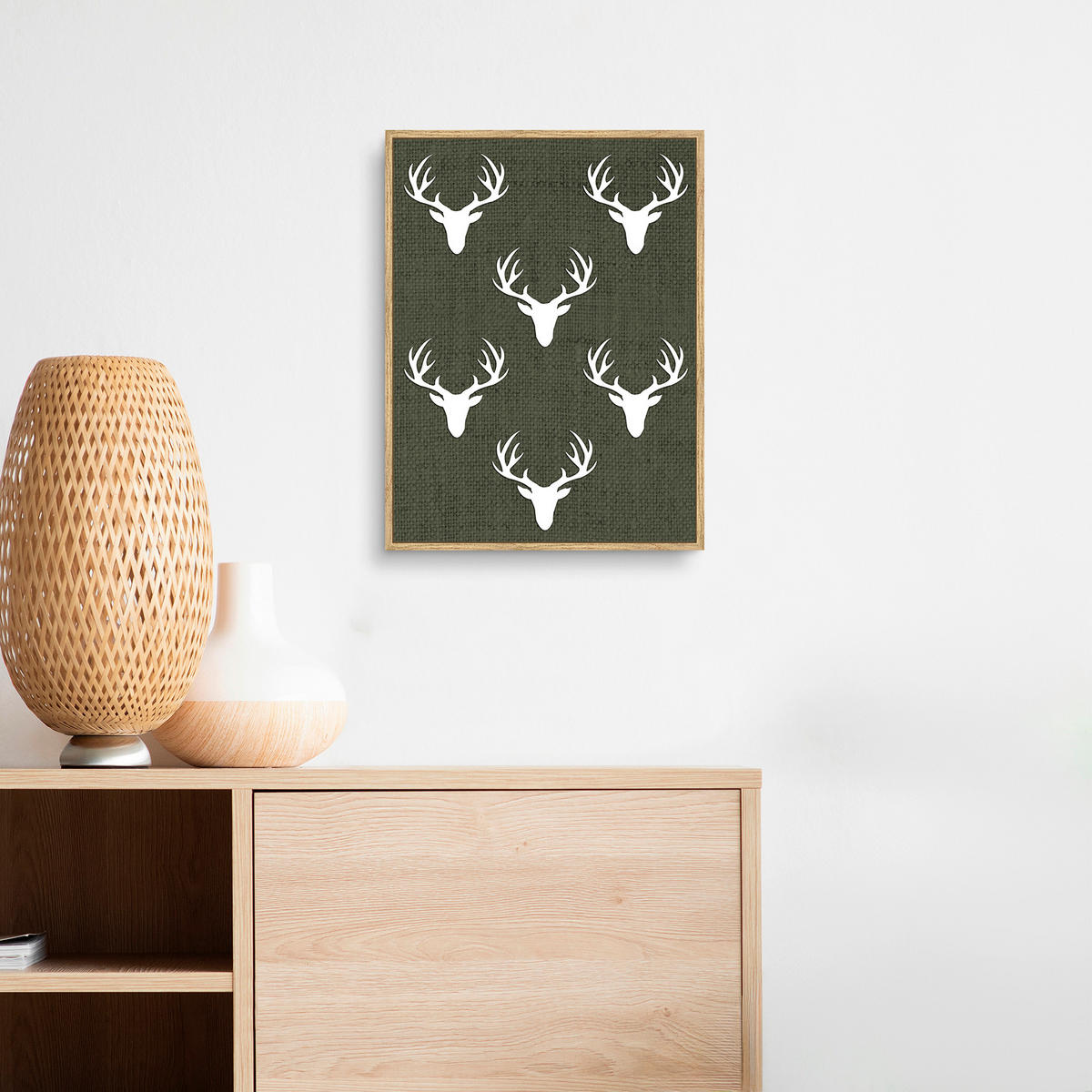 KUNSTDRUCK 31,2/41,2 cm  - Eichefarben/Multicolor, LIFESTYLE, Holzwerkstoff (31,2/41,2cm) - Monee