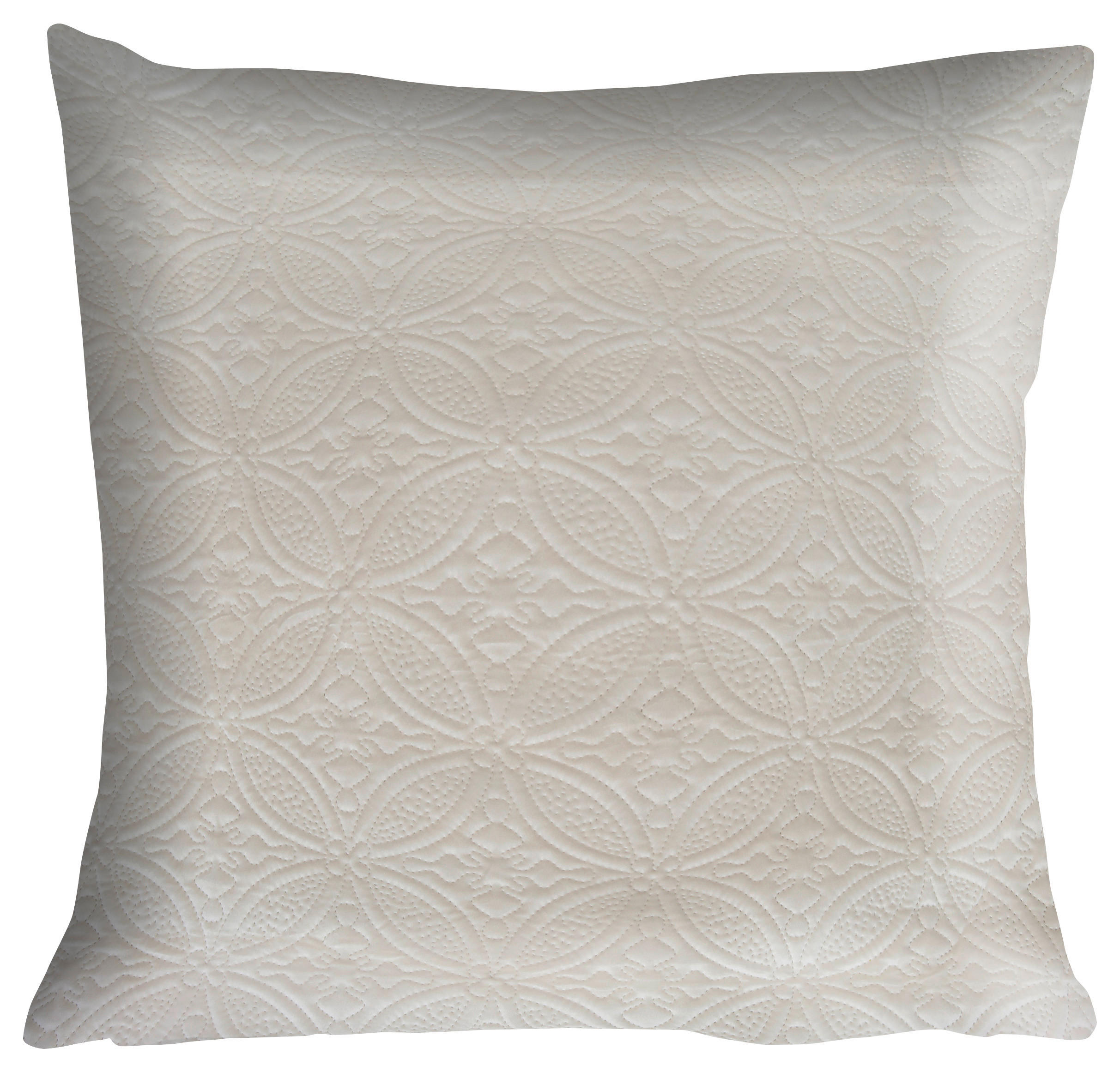 DÍSZPÁRNAHUZAT 45/45 cm  - fehér, Basics, textil (45/45cm) - Novel