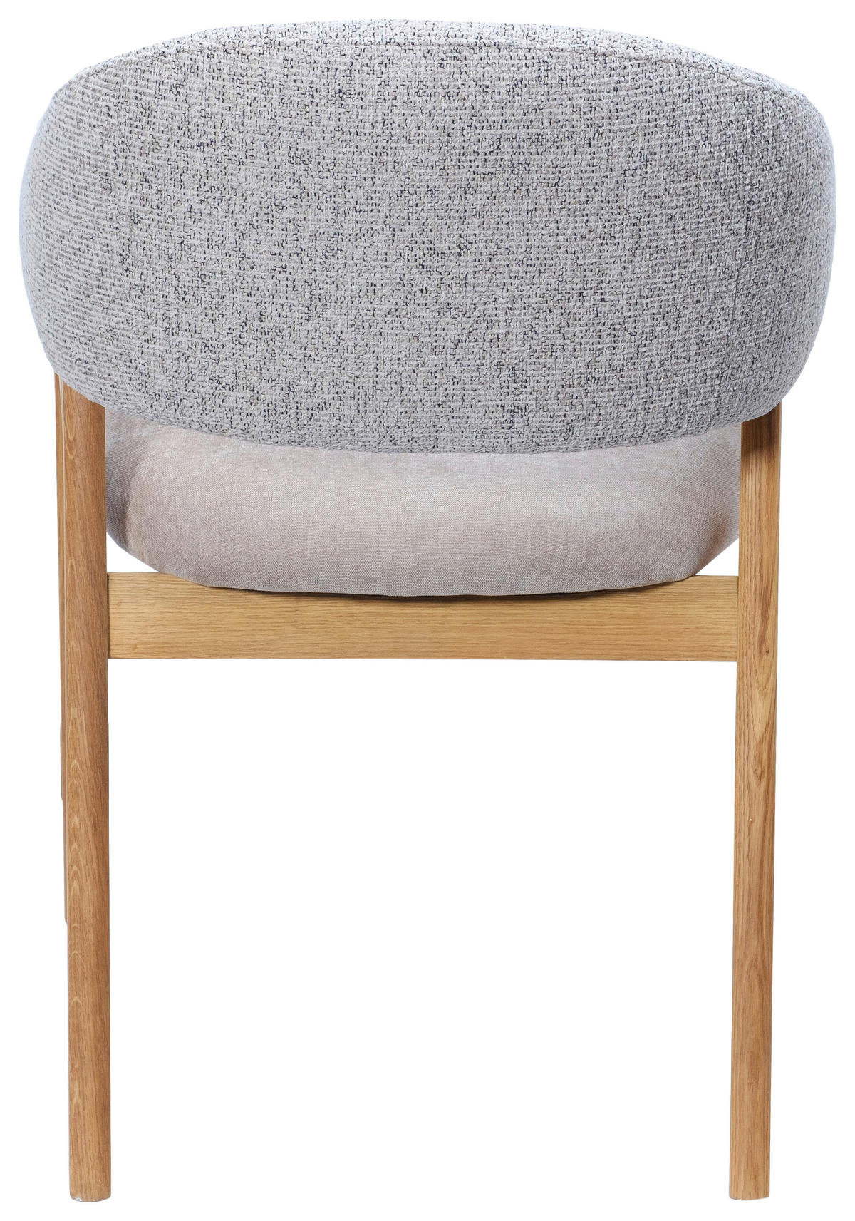 ARMLEHNSTUHL  in Webstoff  - Eichefarben/Grau, KONVENTIONELL, Holz/Textil (56,5/82,5/59,5cm) - Linea Natura