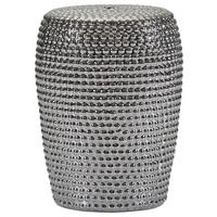 BEISTELLTISCH 33/33/45 cm Silberfarben  - Silberfarben, Design, Keramik (33/33/45cm) - Landscape