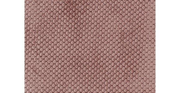 ECKSOFA Altrosa Plüsch  - Schwarz/Altrosa, KONVENTIONELL, Kunststoff/Textil (249/175cm) - Carryhome