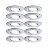 LED-DECKENLEUCHTE 9 cm  - Chromfarben, Basics, Kunststoff (9cm) - Paulmann