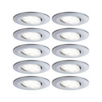 LED-DECKENLEUCHTE 9 cm  - Chromfarben, Basics, Kunststoff (9cm) - Paulmann