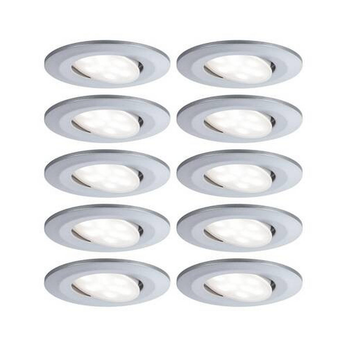 LED-DECKENLEUCHTE 9 cm  - Chromfarben, Basics, Kunststoff (9cm) - Paulmann