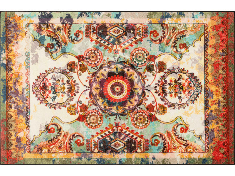 FLACHWEBETEPPICH 115/175 cm wash+dry Multicolor  - Multicolor, LIFESTYLE, Kunststoff/Textil (115/175cm) - wash+dry