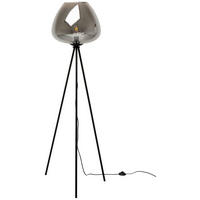 STEHLEUCHTE  52/146/52 cm   - Grau, MODERN, Glas/Metall (52/146/52cm) - Kare-Design