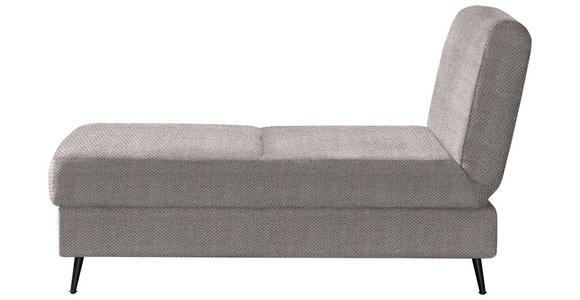 SCHLAFSOFA in Webstoff Naturfarben  - Schwarz/Naturfarben, MODERN, Textil/Metall (205/90/92cm) - Novel