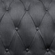 CHESTERFIELD-SOFA Webstoff Grau  - Wengefarben/Grau, LIFESTYLE, Holz/Textil (180/76,5/96cm) - Landscape