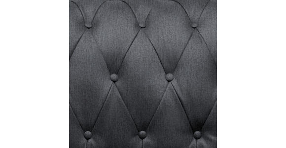 CHESTERFIELD-SOFA Webstoff Grau  - Wengefarben/Grau, LIFESTYLE, Holz/Textil (180/76,5/96cm) - Landscape