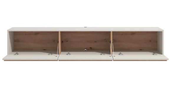 HÄNGELOWBOARD Kaschmir, Eiche Artisan  - Kaschmir/Eiche Artisan, Basics, Holzwerkstoff (192/32/41,5cm) - Carryhome