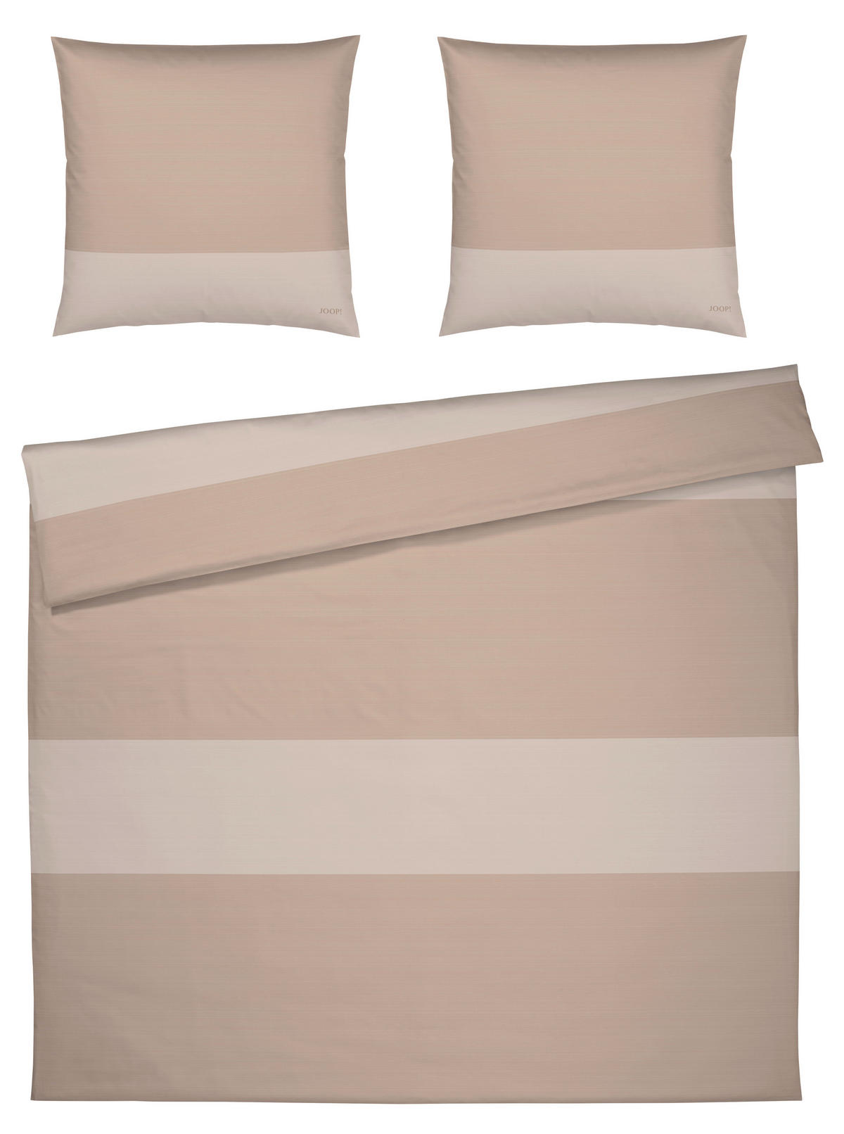 BETTWÄSCHE Split Makosatin 200/200 cm  - Orange, Design, Textil (200/200cm) - Joop!