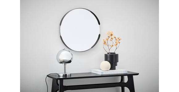 WANDSPIEGEL Nickelfarben  - Nickelfarben, Trend, Glas/Metall (50/50/3,5cm) - Carryhome