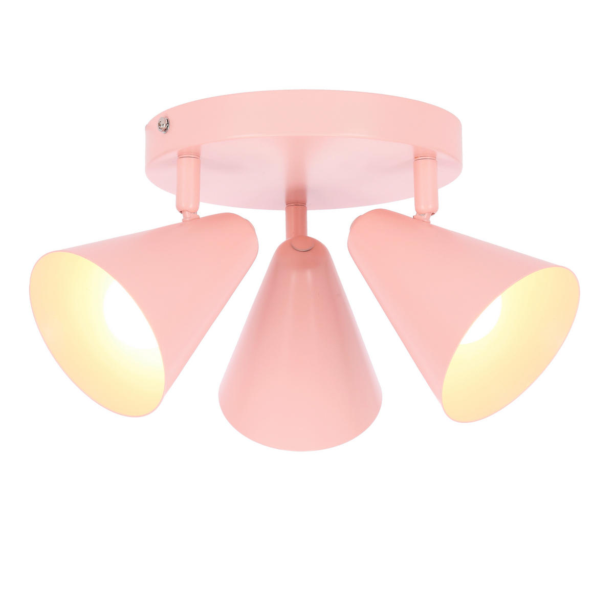 DECKENSTRAHLER 34/34/16 cm   - Pink, Trend, Metall (34/34/16cm)