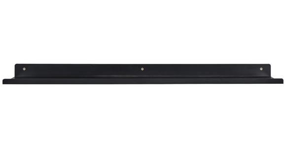 WANDREGAL 80/4/10 cm  - Schwarz, Basics, Metall (80/4/10cm) - Xora
