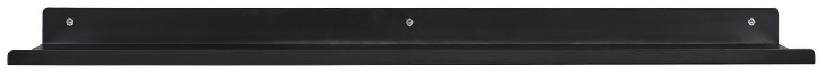 WANDREGAL 80/4/10 cm  - Schwarz, Basics, Metall (80/4/10cm) - Xora