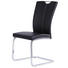 SCHWINGSTUHL-SET Lederlook Chromfarben, Schwarz - Chromfarben/Beige, Design, Textil/Metall (41/95/58cm) - Xora