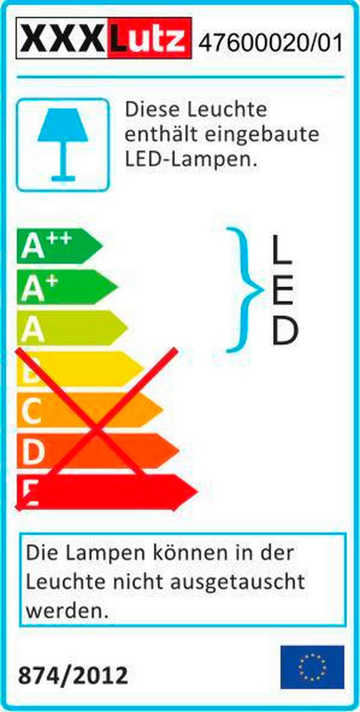 STOJACÍ LED LAMPA, 21/128 cm  - bílá, Basics, kov (21/128cm) - Novel
