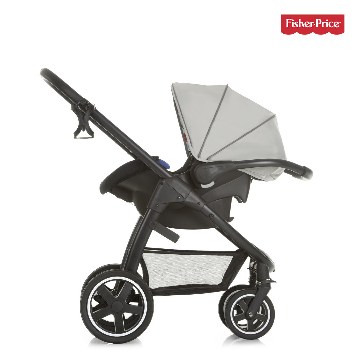 DEČJA KOLICA - SET  2018  - siva/crna, Osnovno, tekstil/metal (96/61/106cm) - Fisher Price