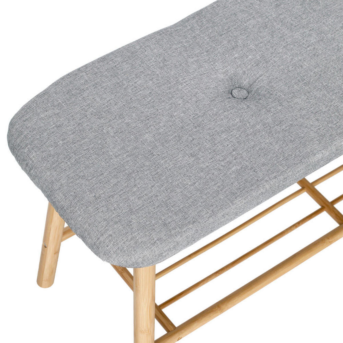 SCHUHBANK Naturfarben  - Naturfarben, Basics, Holz/Textil (90/44/30cm) - Zeller Present