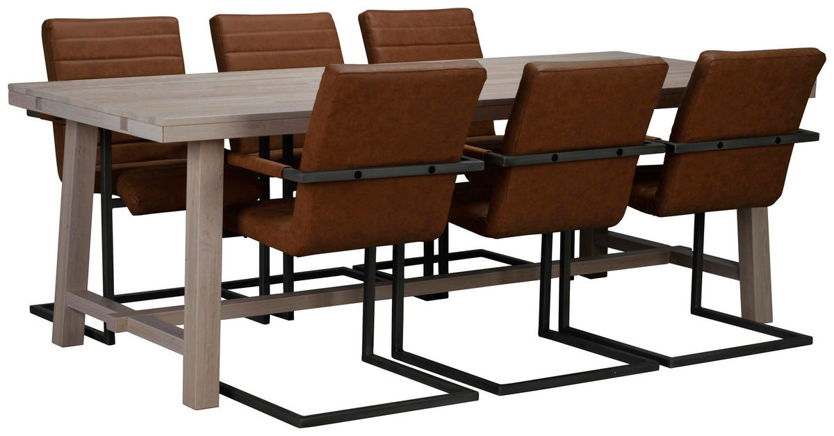 MATBORD i trä 220/95/76 cm   - naturfärgad, Klassisk, trä (220/95/76cm) - Rowico