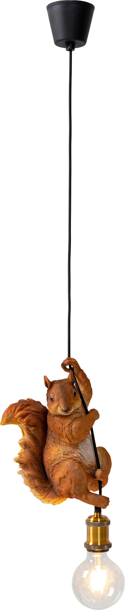 Kare-Design Hängeleuchte Animal Squirrel Braun 20x38x14 cm