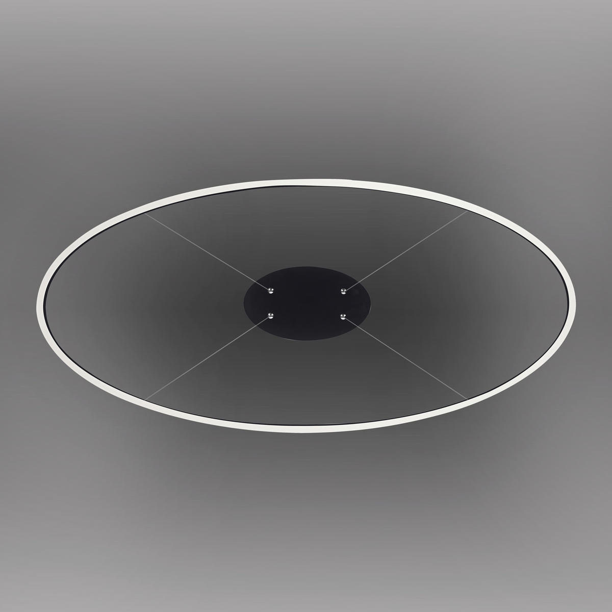 LED-HÄNGELEUCHTE Titus 118/56/120 cm   - Anthrazit, Design, Kunststoff/Metall (118/56/120cm) - Paul Neuhaus