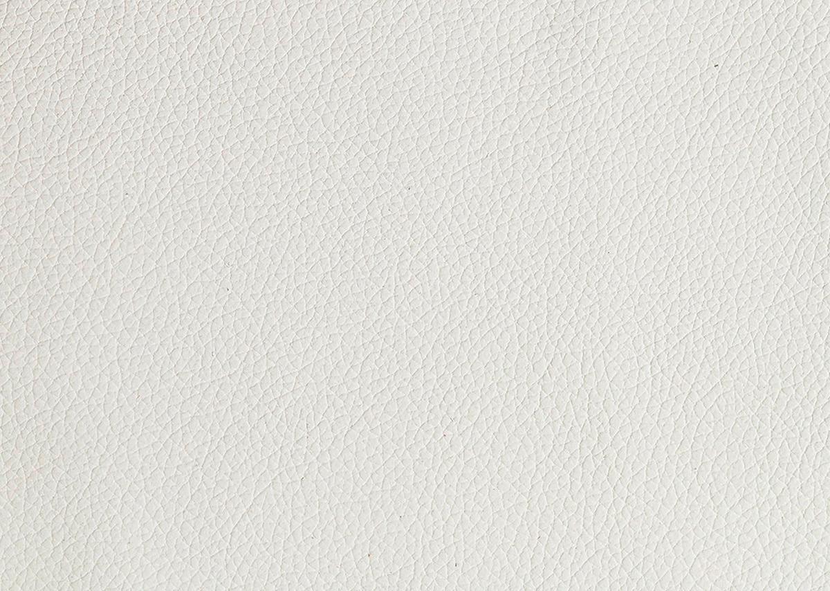 RELAXSESSEL in Leder Weiß  - Edelstahlfarben/Weiß, Design, Leder/Metall (78/112/85cm) - Cantus