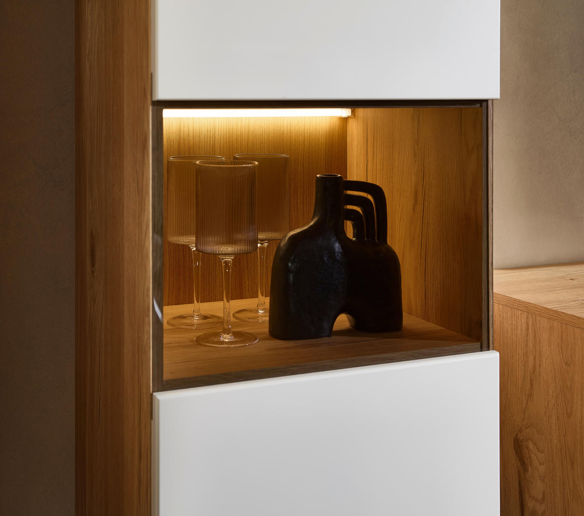 WOHNWAND  330/215/45 cm  - (330/215/45cm)