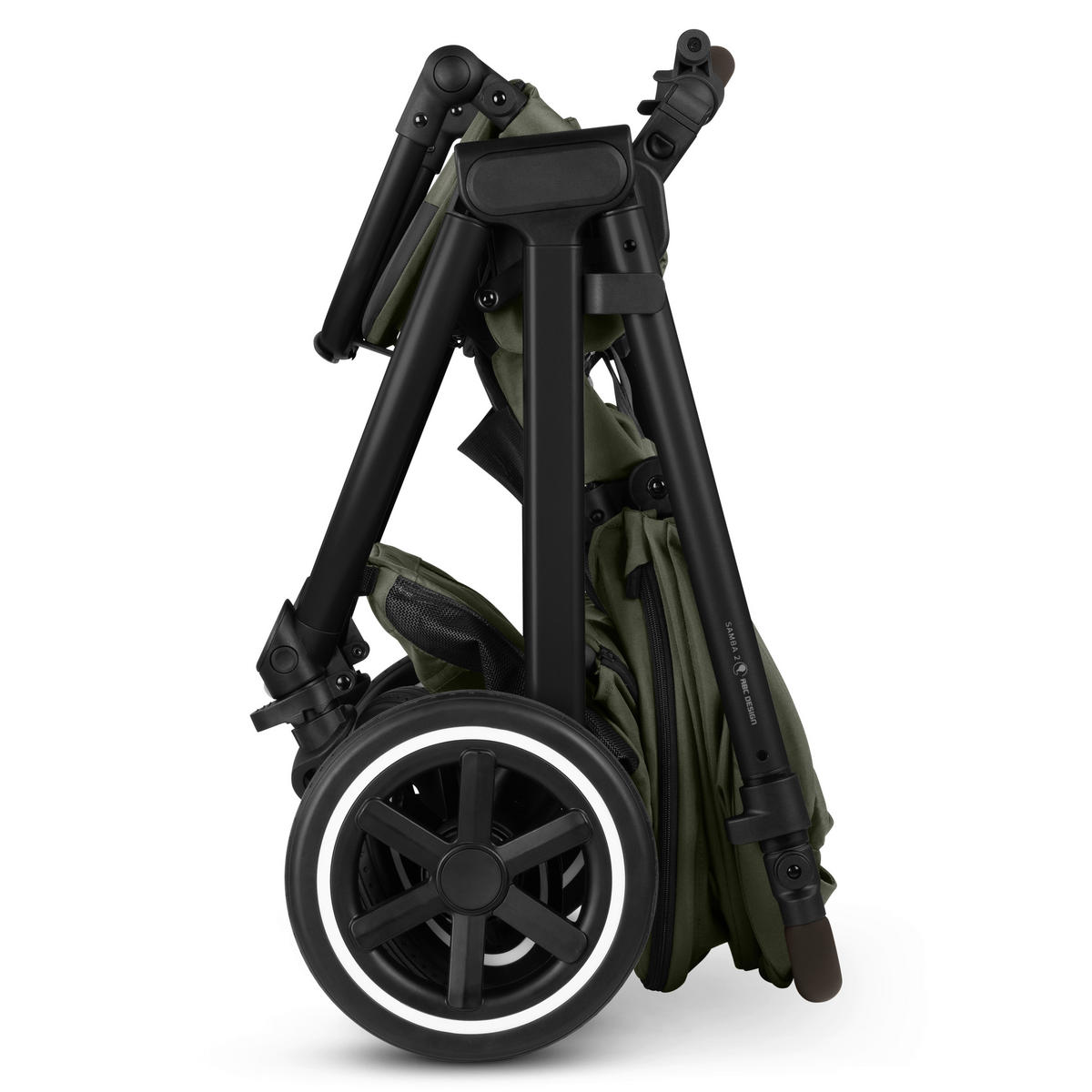 KINDERWAGEN  Samba 2  Avocado  - Schwarz/Olivgrün, Basics, Metall (60/108/88cm) - ABC Design