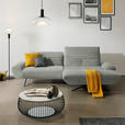 ECKSOFA  in Chenille Hellgrau  280/170-195 cm  - Hellgrau/Schwarz, Design, Textil/Metall (280/170-195cm) - Dieter Knoll