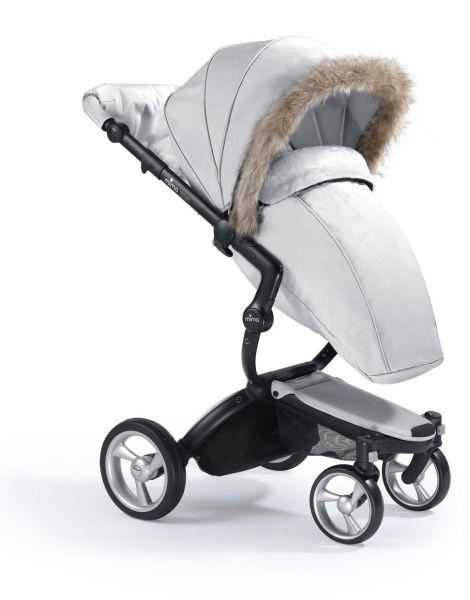 OPREMA OTROŠKEGA VOZIČKA - bela, Basics, tekstil (61/40/67,5cm) - Mima