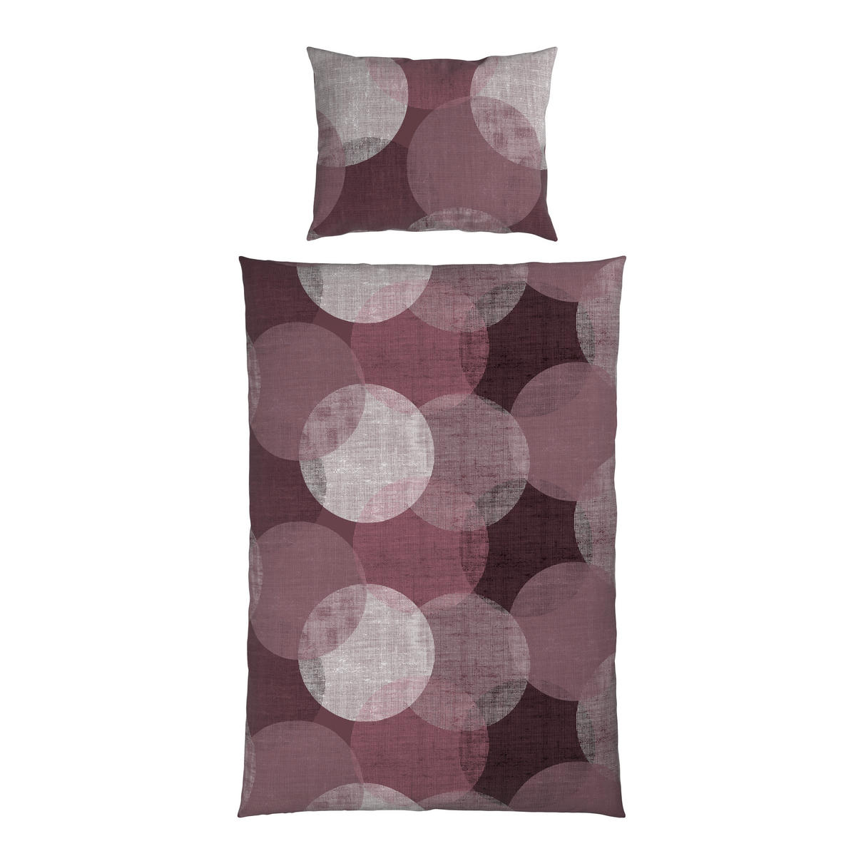 POSTEĽNÁ BIELIZEŇ, flanel, hnedofialová, 140/220 cm - hnedofialová, textil (140/220cm) - Esposa