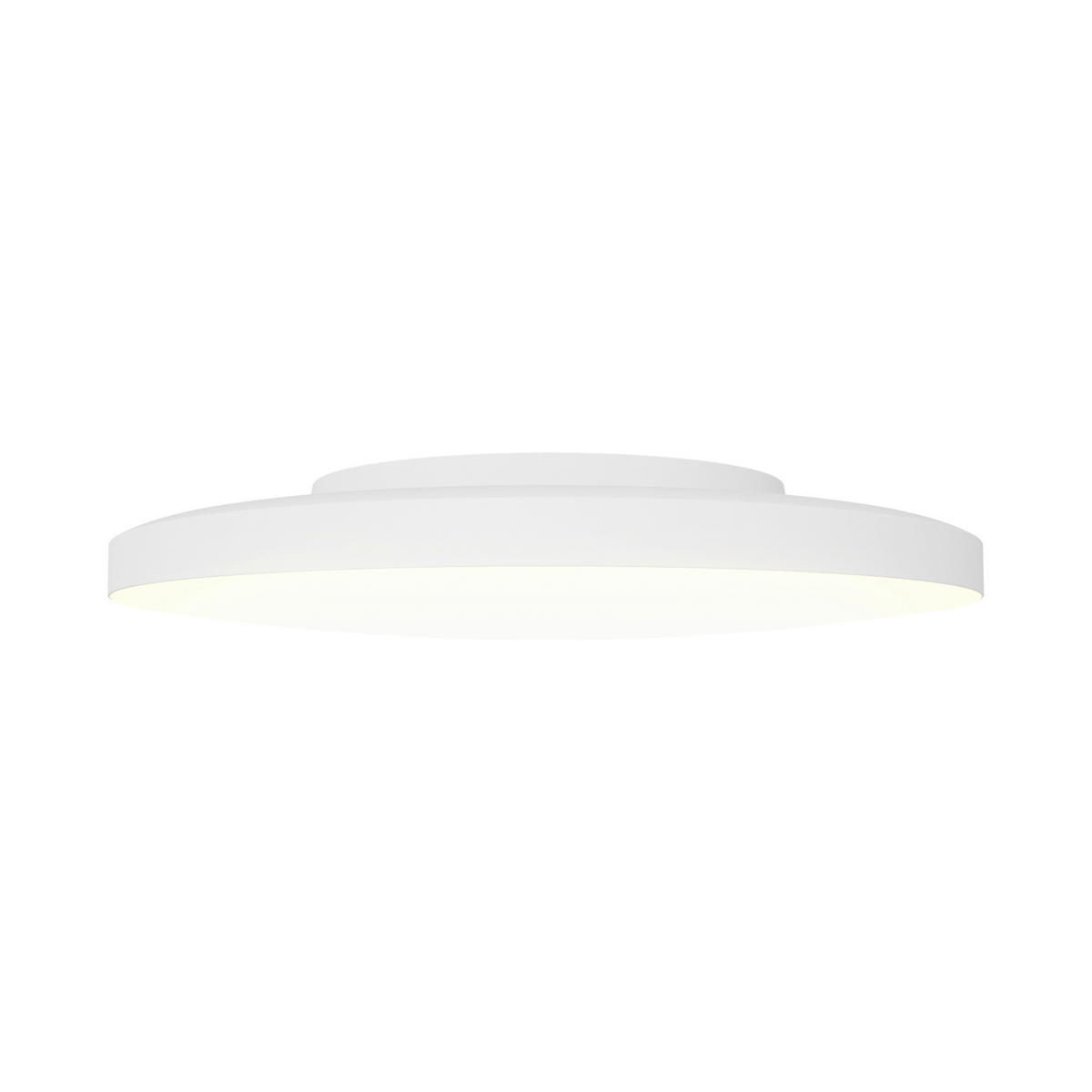 LED-DECKENLEUCHTE Serenova 28/6,5 cm   - Weiß, Design, Kunststoff (28/6,5cm) - Nordlux