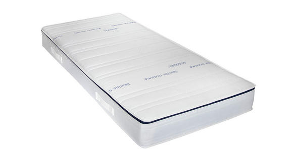 TASCHENFEDERKERNMATRATZE Emotion S60 Hybrid 160/200 cm Höhe ca. 21 cm  - Weiß, Basics, Textil (160/200cm) - Novel