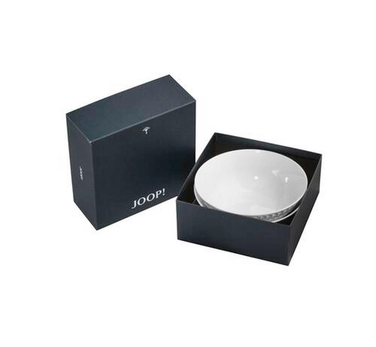 SCHALE 2-teilig Faded Cornflower   - Weiß, Design, Keramik (16/5,5cm) - Joop!