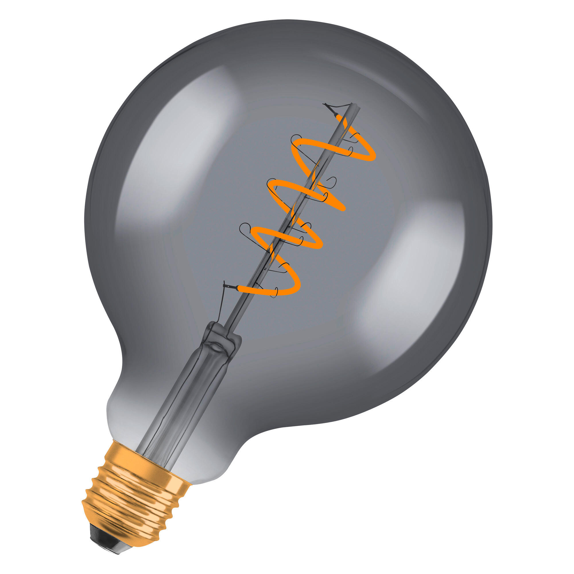 LED-LEUCHTMITTEL   E27 4 W 150 lm  - Grau, Basics, Glas (12,4/16,8cm) - Osram