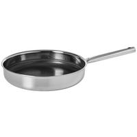 PFANNE  - Edelstahlfarben, Basics, Metall (48,90/29,70/9,8cm) - Riess