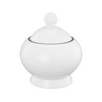 NÁDOBA NA CUKOR  - čierna/biela, Lifestyle, keramika (10/11cm) - Seltmann Weiden